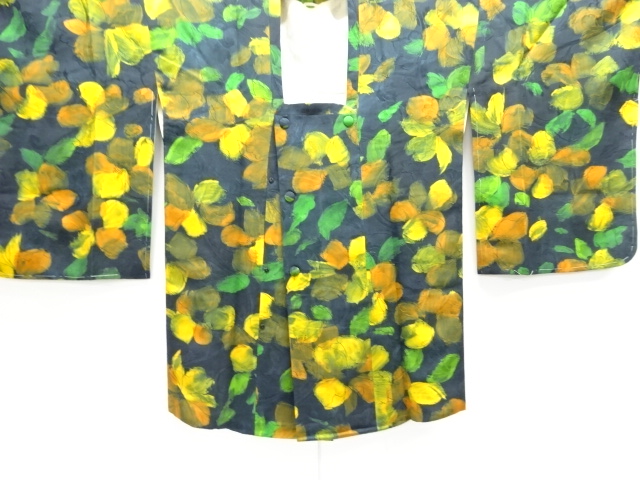 JAPANESE MICHIYUKI COAT / UNUSED / FLORAL PLANTS